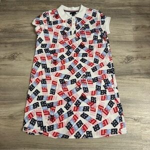Tommy Hilfiger Colorful Patterned Girls Shirt Dress size XL